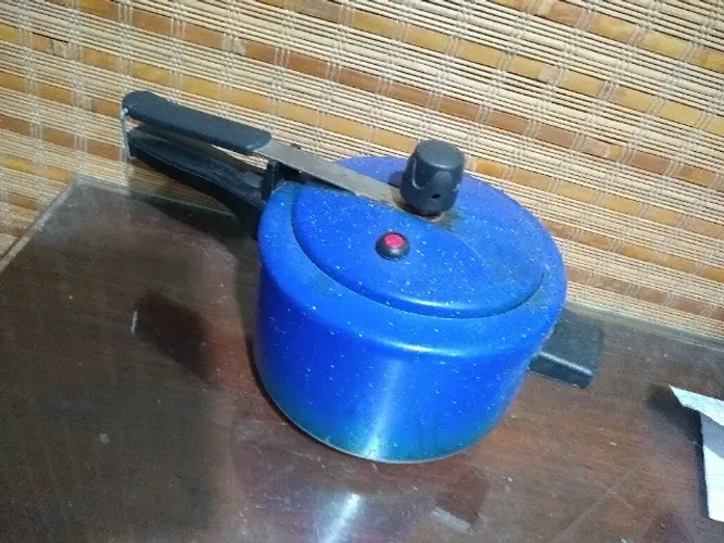 Panela de pressão pequena Azul 3litros