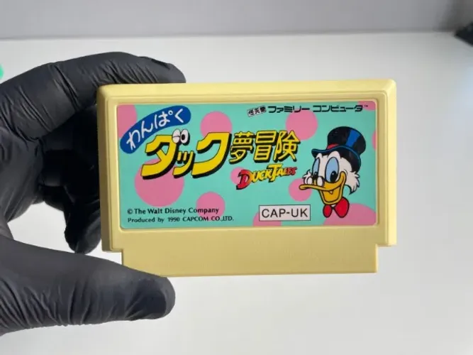 Jogo Duck Tales Famicom Impecável Nes Nintendo Nintendinho Original