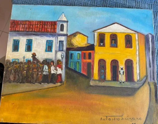 Quadros óleo Pintor Baiano Antônio Lázaro
