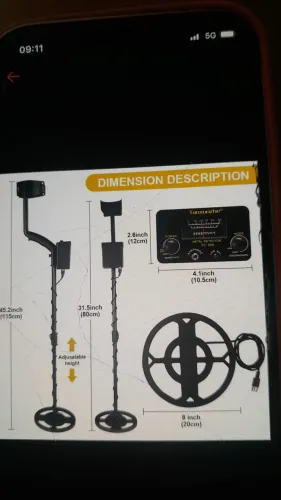 Vendo detector de metais novo