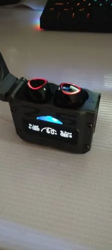 Fone bluetooth sensível ao toque