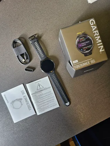 Garmin Forerunner 965 Preto Amoled 47mm Touchscreen