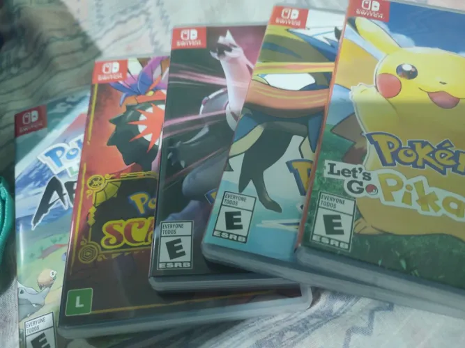Jogos Pokémon Nintendo Switch