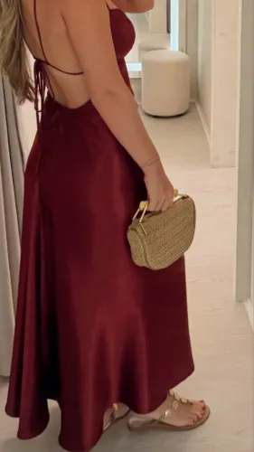 Vestido cetim