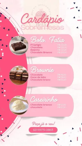 Sobremesas individual 