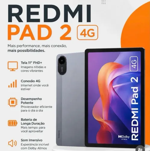 Tablet Xiaomi Pad 2 4G CHIP 256GB 8GB RAM LACRADO ENTREGAMOS