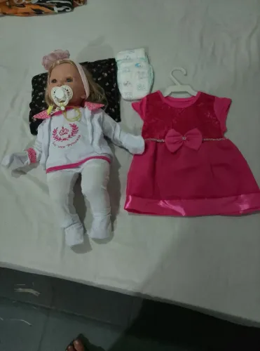 Boneca Musical + Bebê Banho + Notebook da Barbie