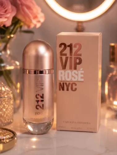 Perfume VIP ROSÉ EDP 80ml Carolina Herrera - Lacrado Original Parcelamos! 