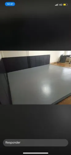 Tatame Profissional com Borracha Granulada + Proteção de Parede | Semi-novo