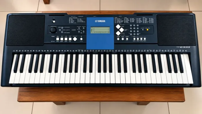 Teclado Yamaha PSR-E333 61 Teclas + Capa + Fonte