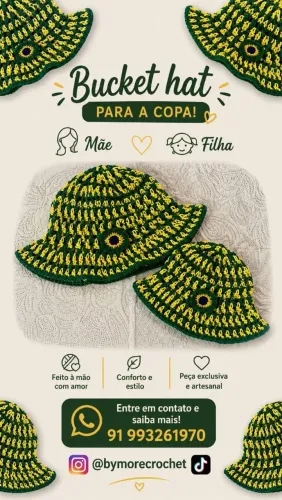 Chapéu crochê