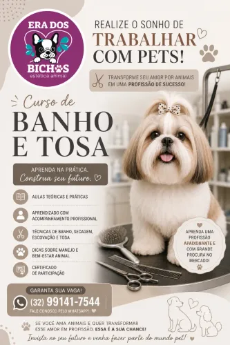 CURSO DE BANHO E TOSA 