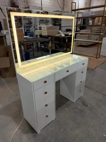 Penteadeira MDF Com LED - Fabricamos sob encomenda 