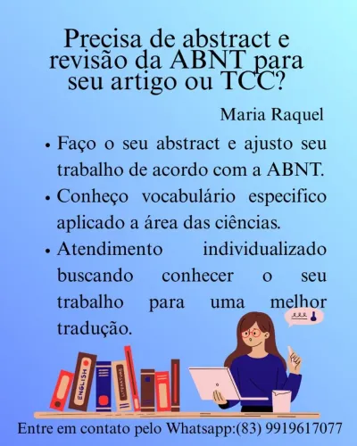 Tradução de resumos acadêmicos 