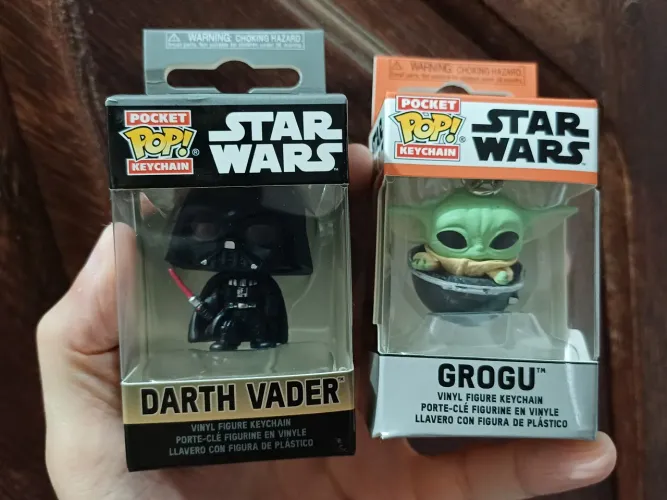 Chaveiro Pop Pocket Funko - Grogu - Star Wars  
