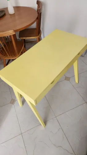 Mesa/Escrivaninha Amarela - Tok Stock Original