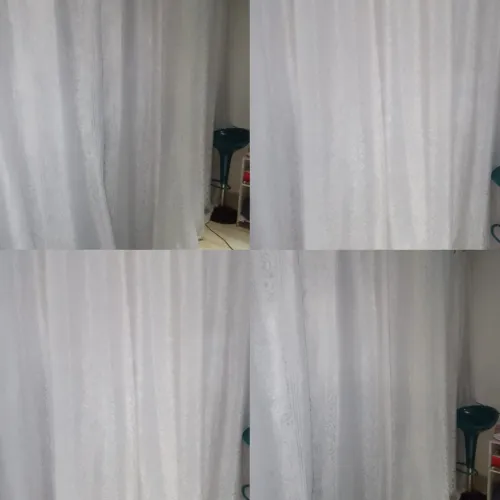 Vendo 1 par de cortina de renda 