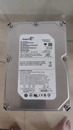 Hd Seagate Barracuda Es 750gb Sata 3.5" SATA 3Gb/s 7200 rpm - buffer: 32 MB