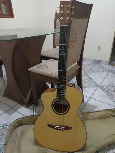 Violão Canhoto Maciço Rozini RX620 Aço Não aceito trocas