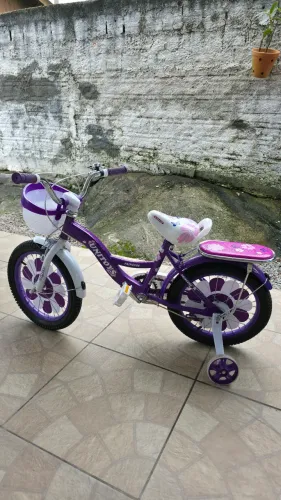 Bicicleta Infantil Princess Aro 16 da marca Unitoys