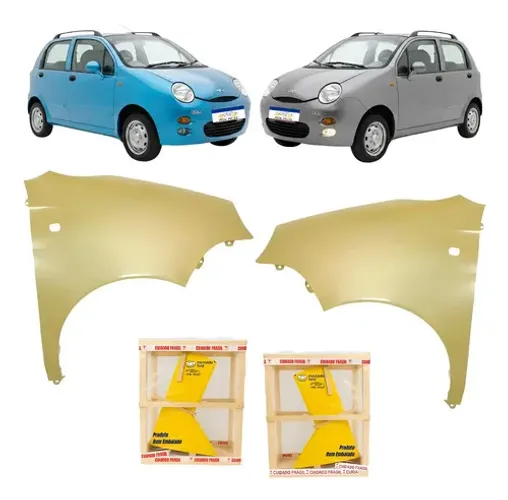 Par Paralama Chery Qq 2010 2014 A 2015 Novo