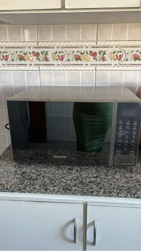 Microondas inox espelhado