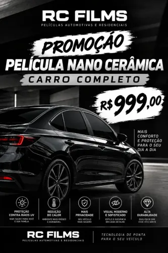 PROMOÇÃO INSULFILM NANO CERAMIC