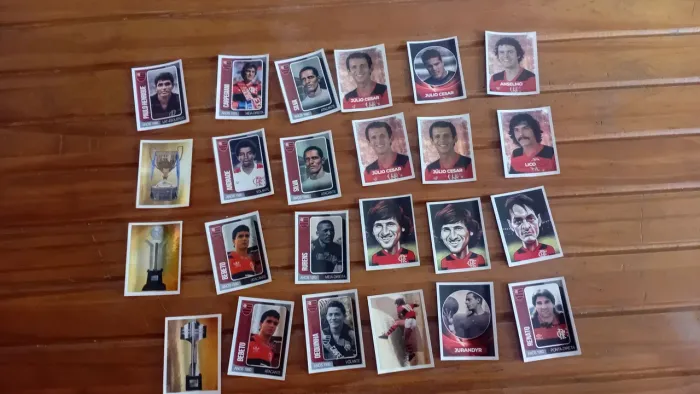 Figurinhas do Flamengo brilhantes 2019