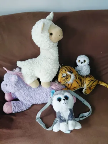 Pelúcias em ótimo estado de conservação 
