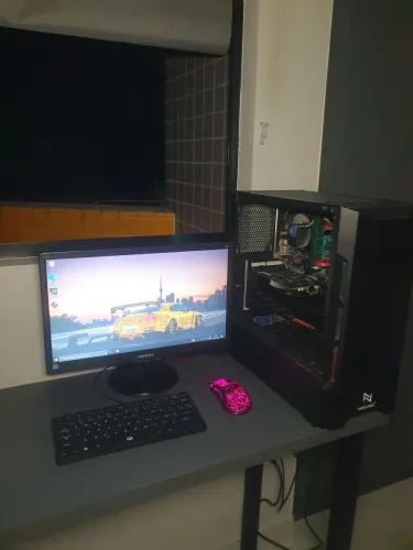 Pc gamer de entrada I5 4590 GTX 1050 12GB RAM SSD 256GB HD 500GB