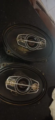 2 Pares de alto falantes 6X9 Pioneer Triaxial funcionando ok. Faça sua proposta