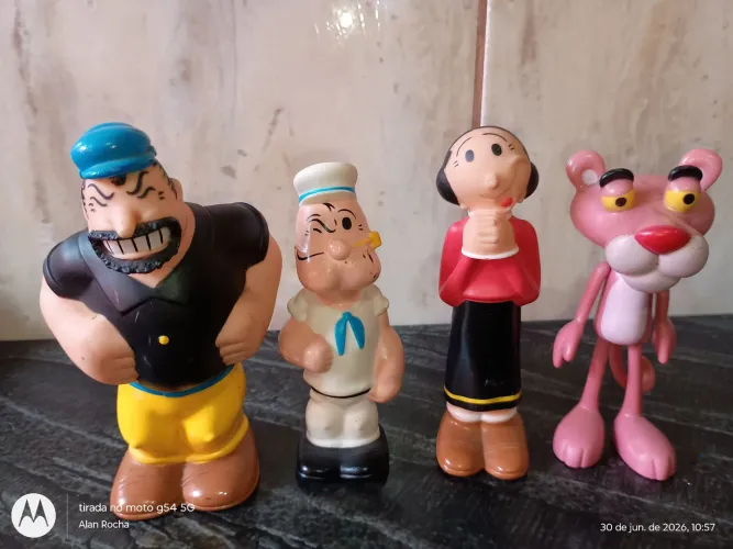 Coleção Popeye - Brutus- Olivia Palito - Pantera Cor de Rosa