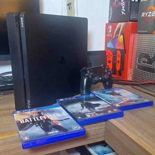 Ps4 Slim 1T de armazenamento