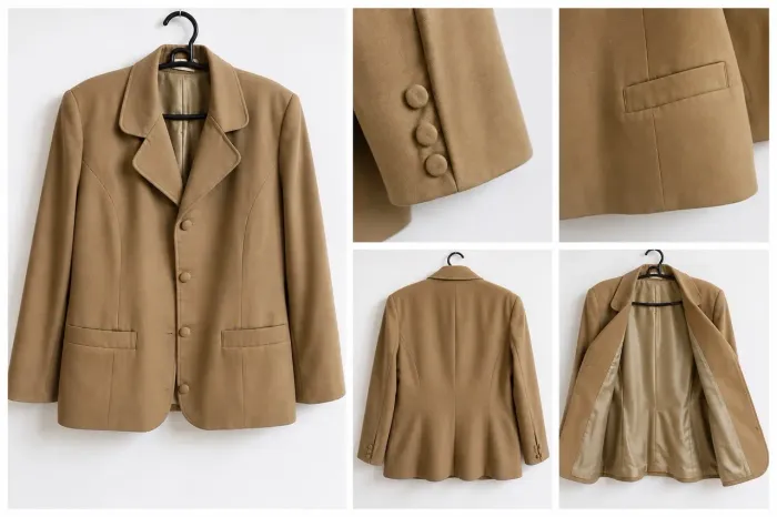 Blazer Vintage Verde Oliva - Clássico e Elegante