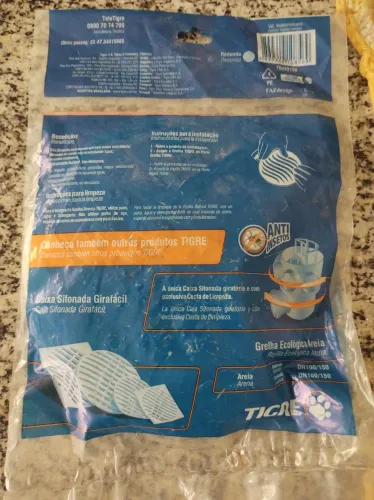 7 Grelhas Ecológicas  Brancas 150 m/m ( Tigre )