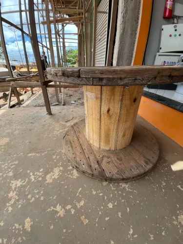 Carretel Bobina de Madeira