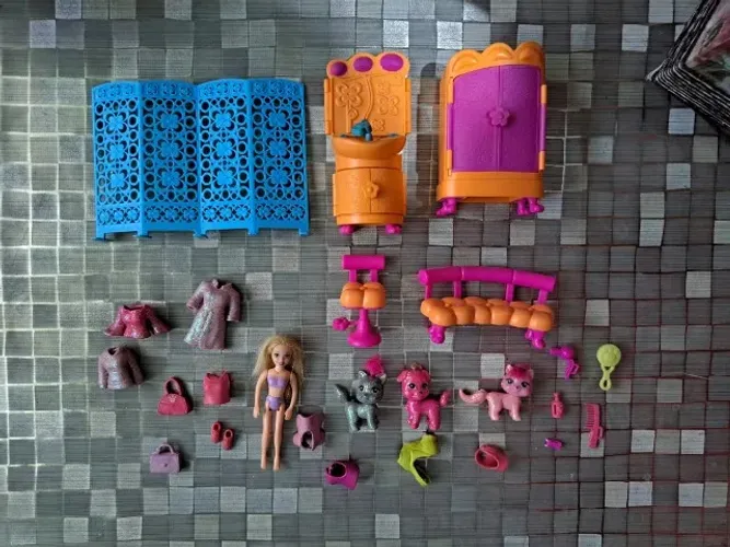 polly pocket pet shop sparklin pets