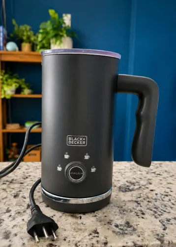 Espumador de leite Gourmand Gris