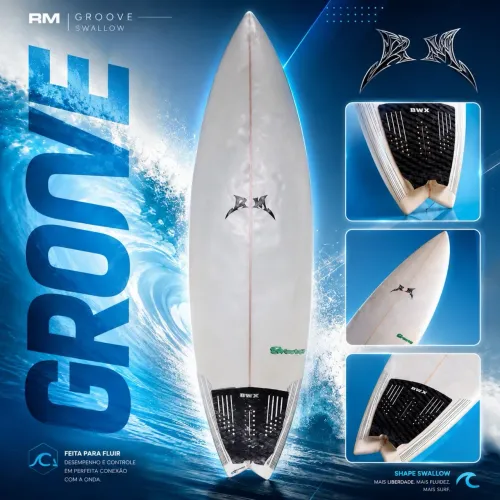 Prancha RM groove swallow 5?8 25.4 L PU