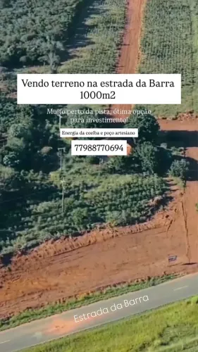 TERRENO ESTRADA DA BARRA