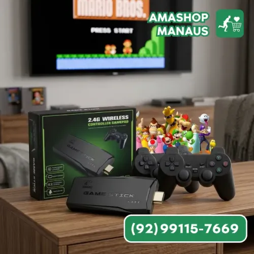 Game Stick X1 Mini Video Game Retro Portatil 10 mil Jogos