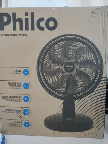 Vendo ventilador Philco 40 cm, na embalagem