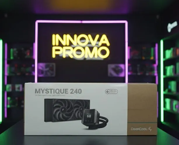WATER COOLER DEEPCOOL MYSTIQUE 240mm TELA LCD 2.8