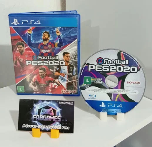 JOGO PS4 ( PES 2020 ). Aqui na LOJA FABGAMES