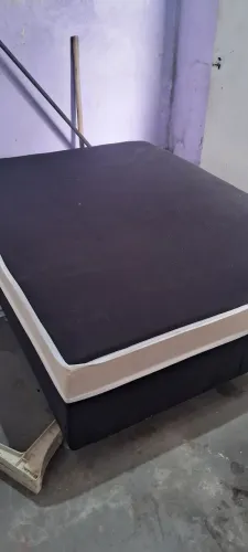 Cama box de casal espuma 4 meses de uso