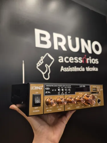 Amplificador de áudio lelong para som ambiente