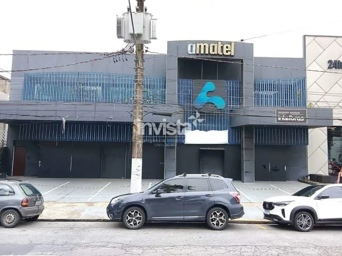 Ponto Comercial para Aluguel em Gonzaga, Santos - 869,10 m² Interna + 748,27 m² de Terreno