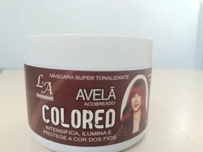 Máscara Super Tonalizante Avelã Acobreado da Marca L&A