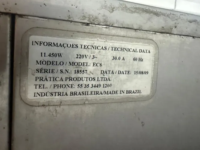 Forno combinado Prática modelo EC6