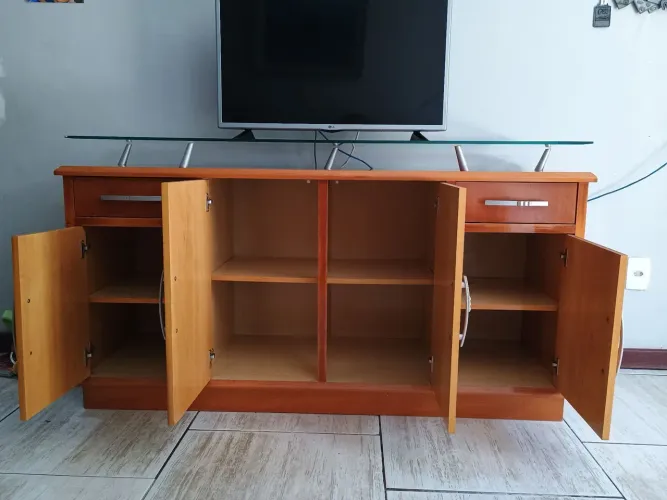 Rack com gavetas 